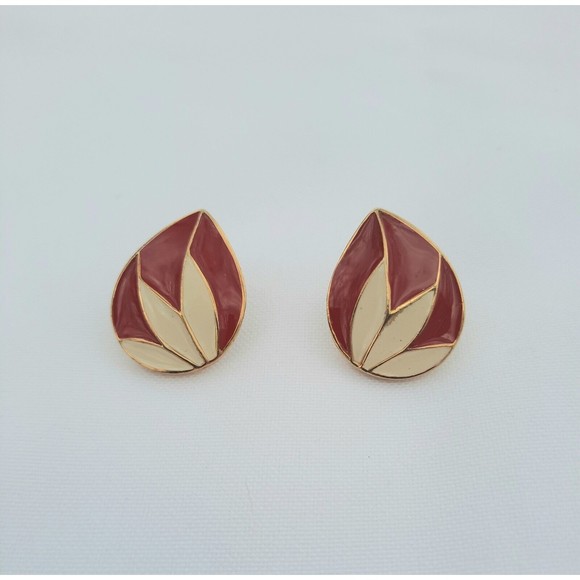 Allison Reed Jewelry Vintage Red And White Enamel Allison Reed